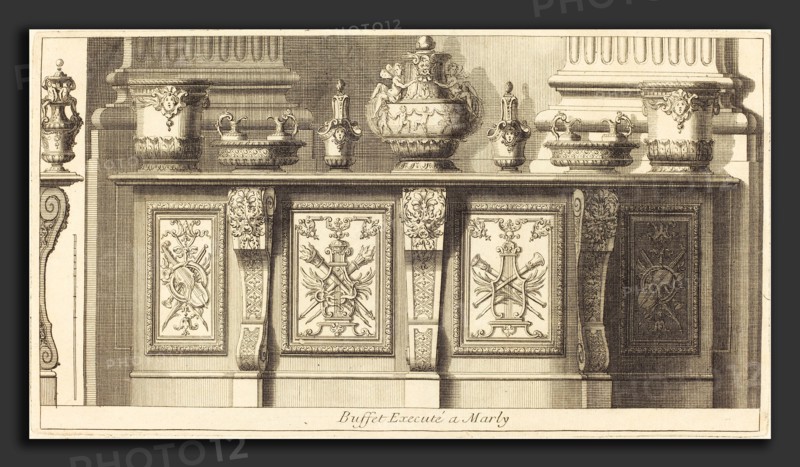 Pierre Lepautre (French, 1660 - 1744), Livre de Tables, etching