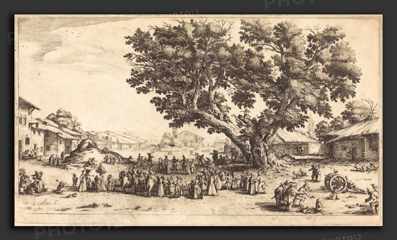 Jacques Callot (French, 1592 - 1635), The Fair at Xeuilley, etching