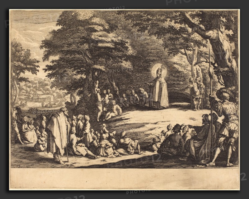 Jacques Callot (French, 1592 - 1635), Saint Amond, 1621, etching
