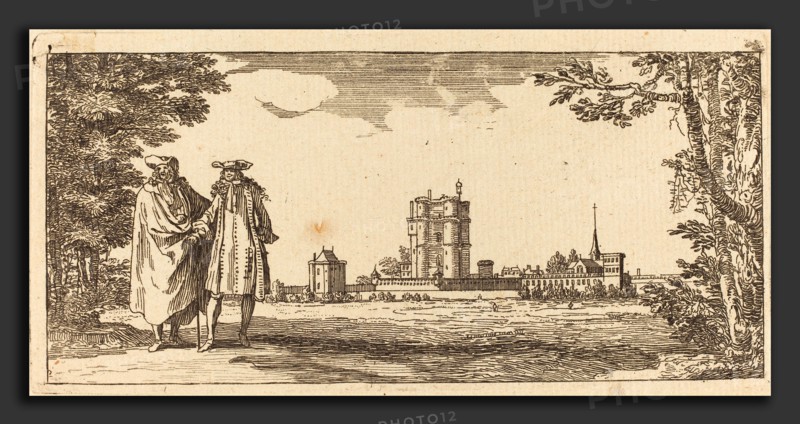IsraÃ«l Silvestre (French, 1621 - 1691), Plan general du Chasteau et petit Parc de Vincennes, 1668, etching