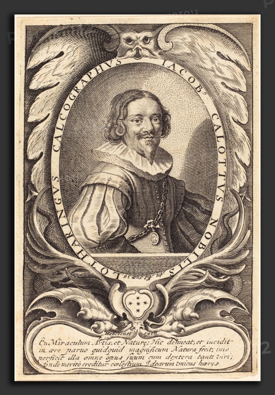 Balthasar Moncornet after Michel Lasne (French, c. 1600 - 1668), Jacques Callot, etching