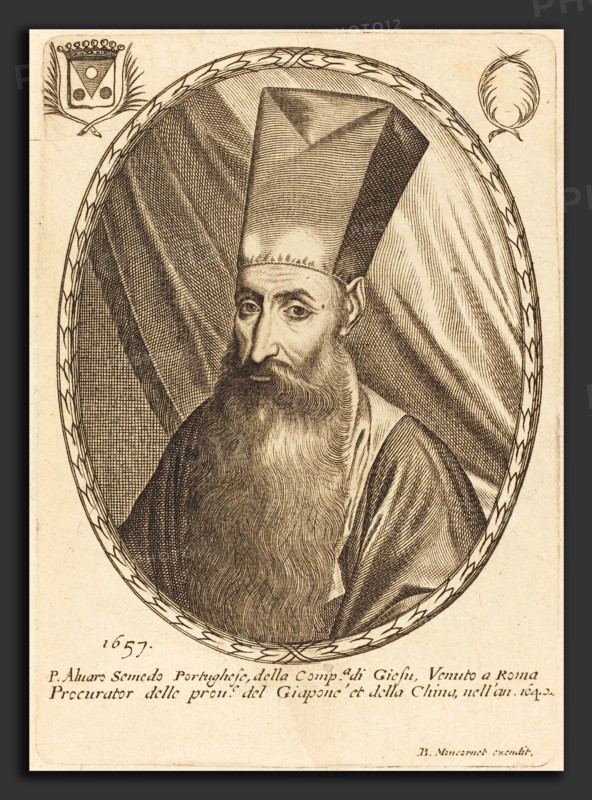 Balthasar Moncornet (French, c. 1600 - 1668), Aluaso Semedo, 1657, engraving on laid paper