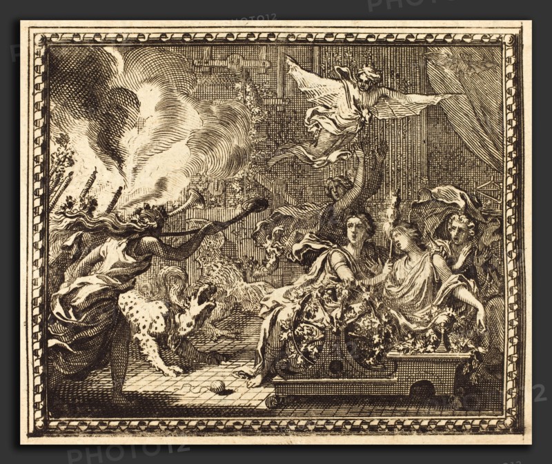 Jean Lepautre (French, 1618 - 1682), The Daughters of Minyas, published 1676, etching and engraving on laid paper
