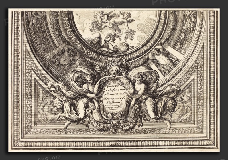 Jean Lepautre (French, 1618 - 1682), Title Page, etching