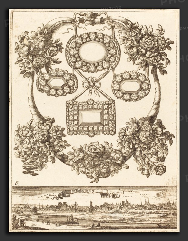 FranÃ§ois Le Febvre (French, active 1635-1657), Paris, probably 1665, engraving