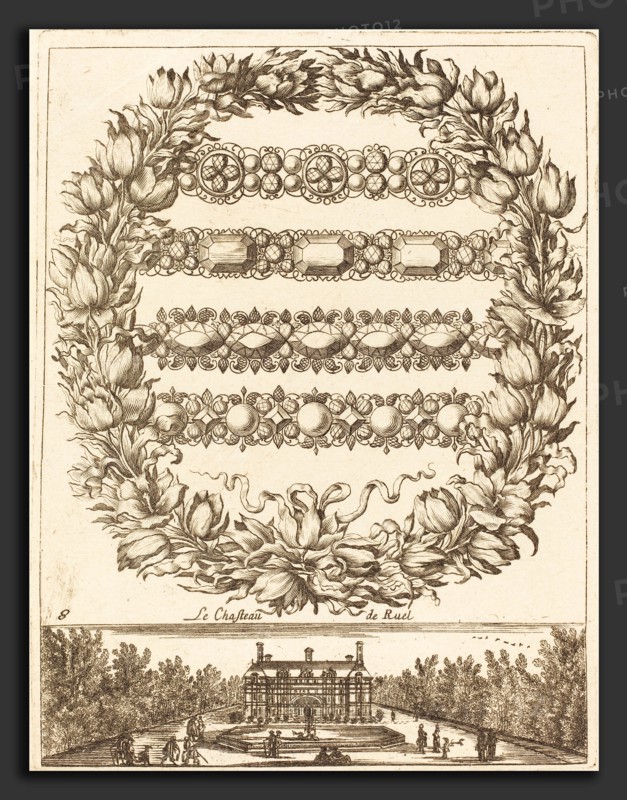 FranÃ§ois Le Febvre (French, active 1635-1657), Le chasteau de Ruel, probably 1665, engraving