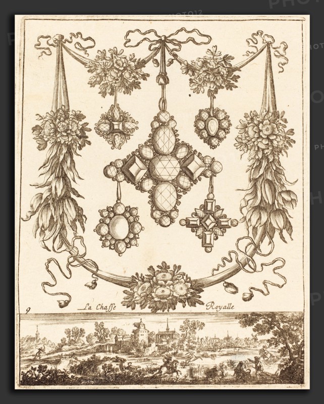 FranÃ§ois Le Febvre (French, active 1635-1657), La chasse royalle, probably 1665, engraving