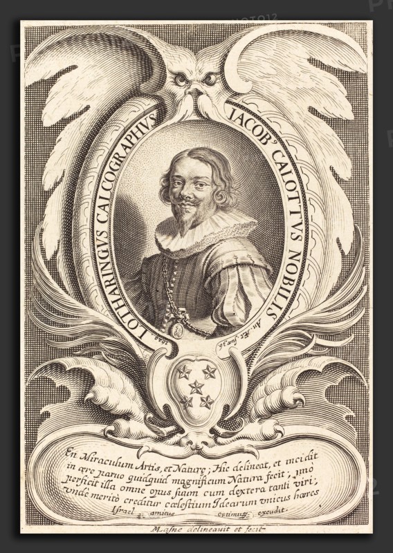 Michel Lasne (French, 1590 or before - 1667), Jacques Callot, engraving