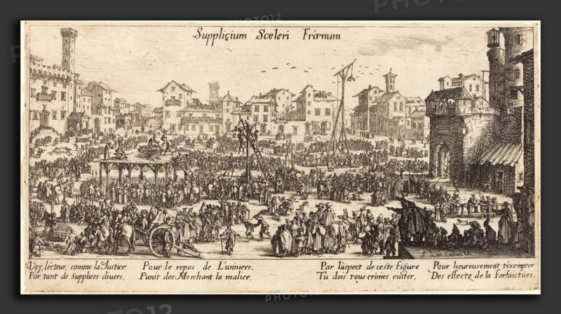 Jacques Callot (French, 1592 - 1635), The Punishments, etching