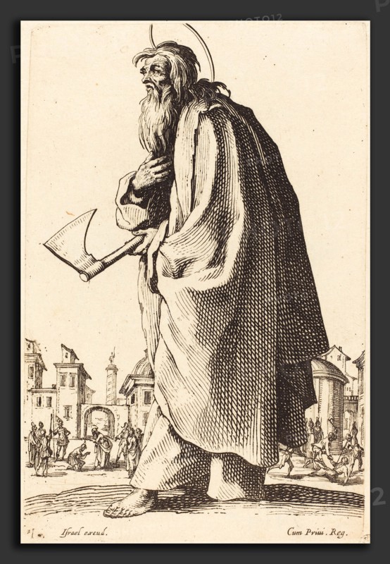 Jacques Callot (French, 1592 - 1635), Saint Thaddeus, published 1631, etching