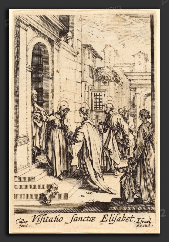 Jacques Callot (French, 1592 - 1635), The Visitation, in or after 1630, etching