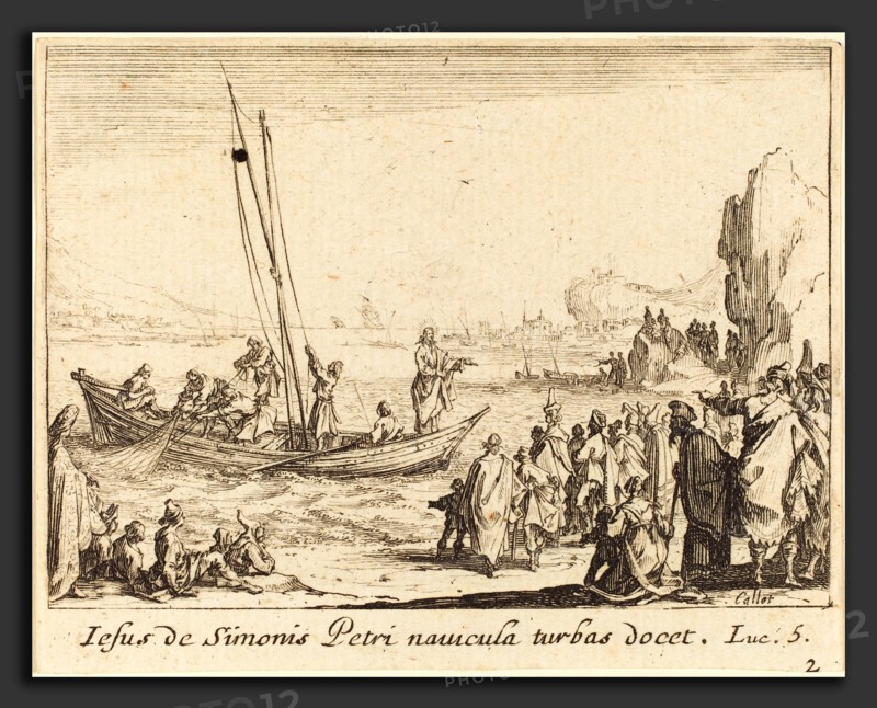 Jacques Callot (French, 1592 - 1635), Fisher of Men, 1635, etching