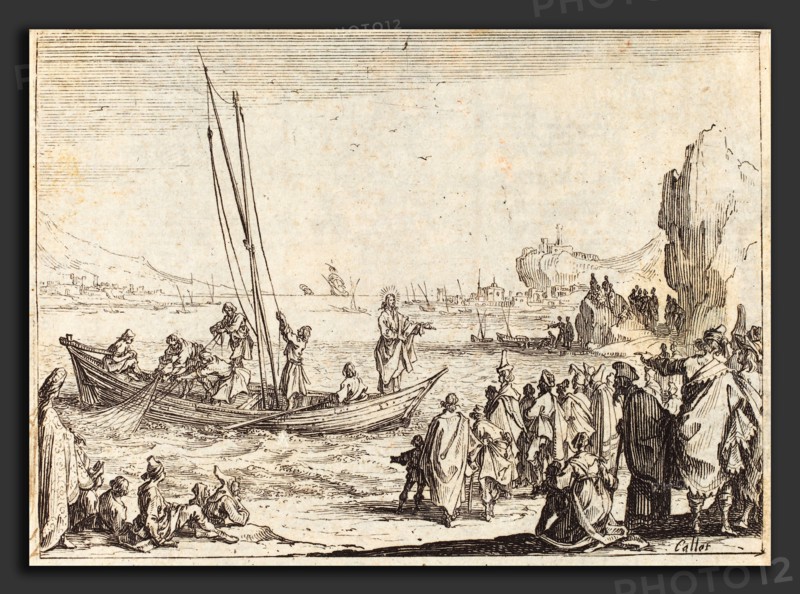 Jacques Callot (French, 1592 - 1635), Fisher of Men, 1635, etching