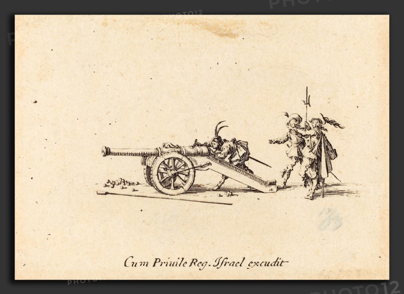 Jacques Callot (French, 1592 - 1635), Loading the Cannon, 1634-1635, etching