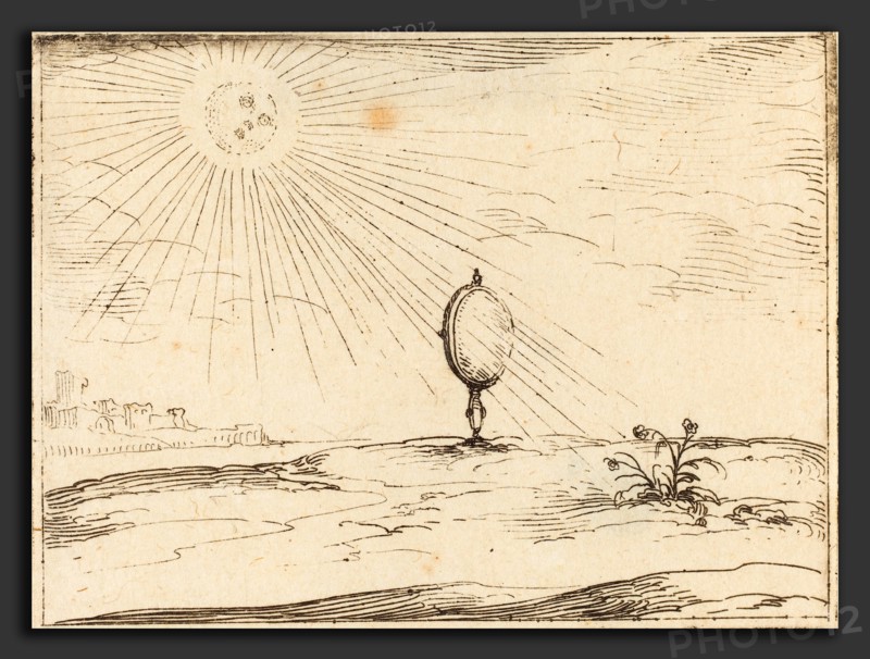 Jacques Callot (French, 1592 - 1635), Rays of the Sun, etching