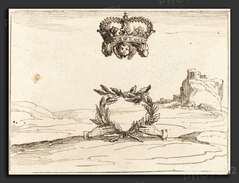 Jacques Callot (French, 1592 - 1635), The Two Crowns, etching