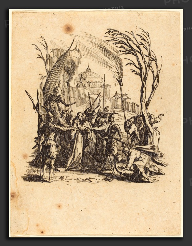 Jacques Callot (French, 1592 - 1635), The Betrayal, c. 1624-1625, etching