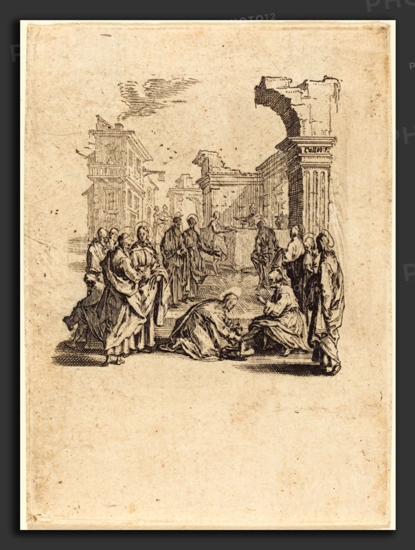 Jacques Callot (French, 1592 - 1635), Christ Washing the Feet of the Apostles, c. 1624-1625, etching