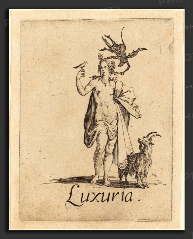 Jacques Callot (French, 1592 - 1635), Lust, probably after 1621, etching and engraving