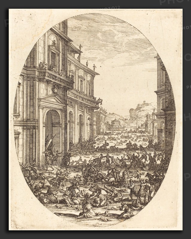 Jacques Callot (French, 1592 - 1635), The Massacre of the Innocents, c. 1618-1620, etching