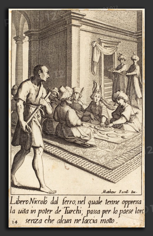Jacques Callot after Matteo Rosselli (French, 1592 - 1635), Niccolo, 1619, engraving