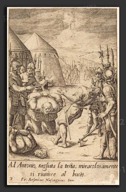 Jacques Callot after Donato Mascagni (French, 1592 - 1635), The Decapitated, 1619, engraving