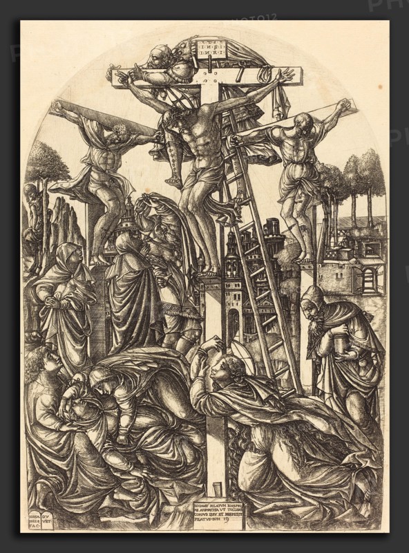 Jean Duvet (French, 1485 - c. 1570), The Deposition, c. 1550, engraving