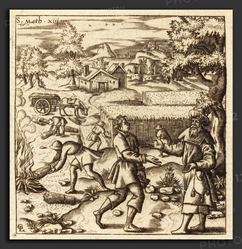 Léonard Gaultier (French, 1561 - 1641), Parable of Weeds in the Wheat, probably c. 1576-1580, engraving
