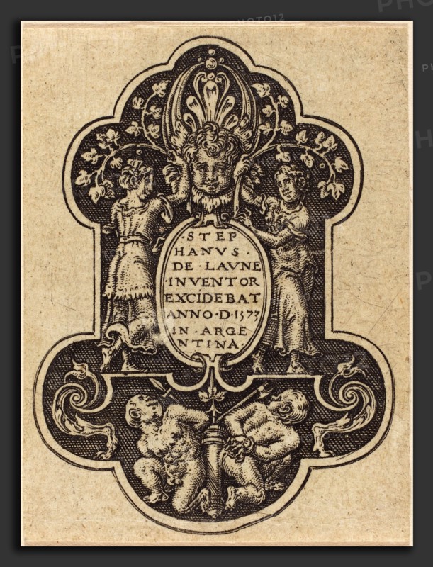 Etienne Delaune (French, 1518-1519 - 1583), Title Page, engraving