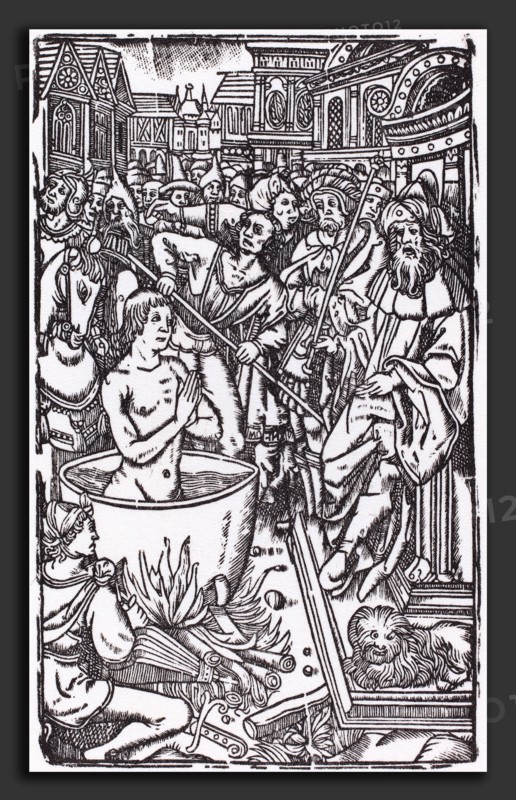 Probably French 16th Century, The Martyrdom of a Saint, woodcut