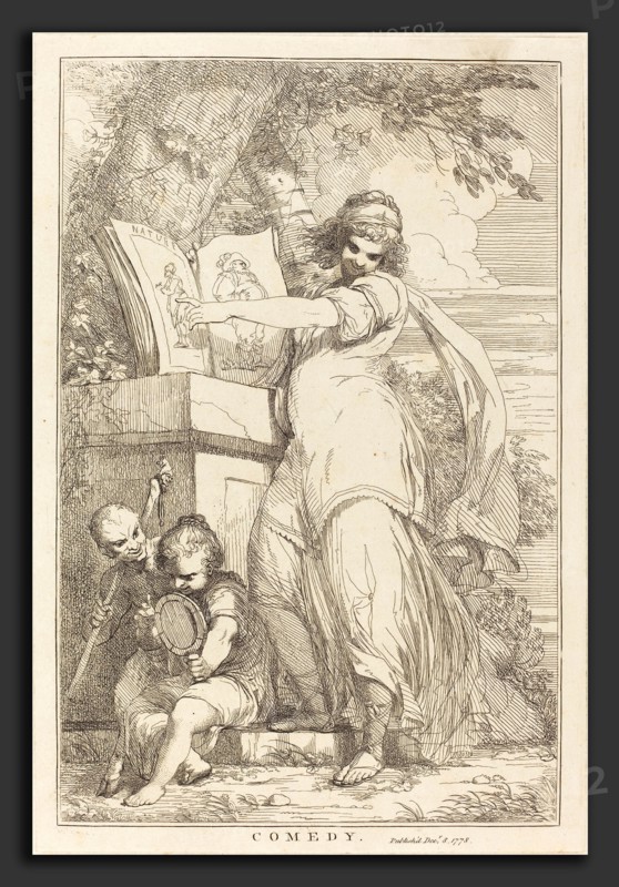 John Hamilton Mortimer (British, 1740 - 1779), Comedy, 1778, etching