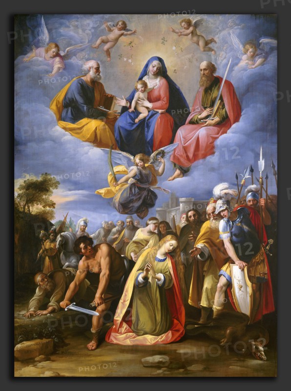 Giuseppe Cesari, called Cavaliere d'Arpino, Martyrdom of Saint Margaret, Italian, 1568 - 1640, c. 1608-1611, oil on panel