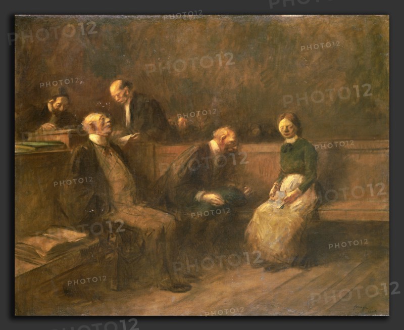 Jean-Louis Forain, The Petition, French, 1852 - 1931, 1906, oil on canvas