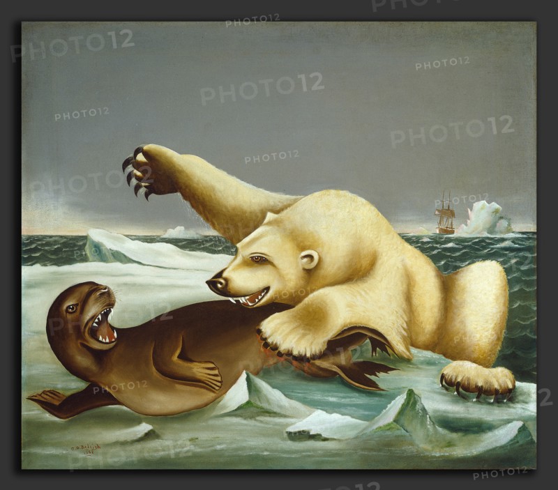 Charles S. Raleigh, Law of the Wild, American, 1831 - 1925, 1881, oil on canvas