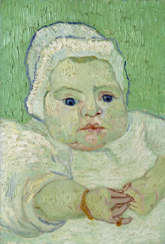 Vincent van Gogh, Roulin's Baby, Dutch, 1853 - 1890, 1888, oil on canvas