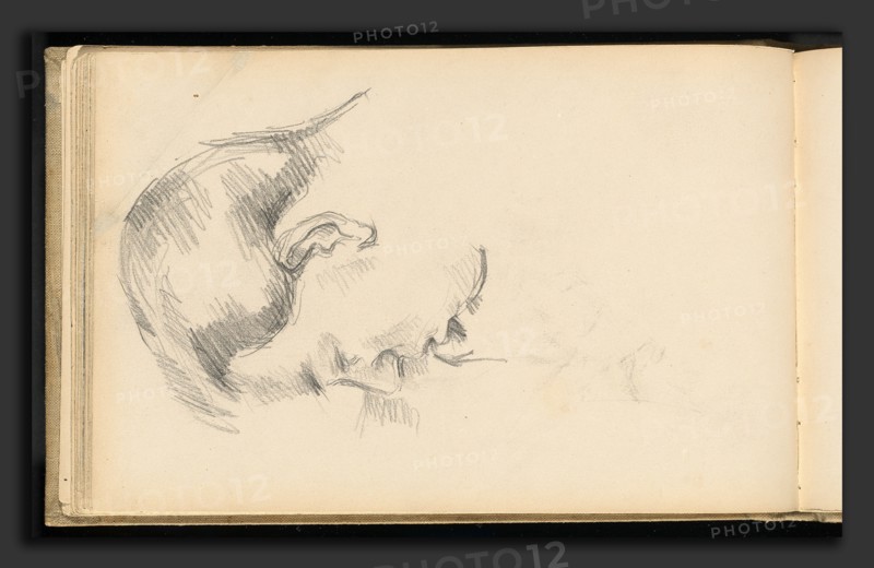 Paul Cézanne, Head of the Artist's Son, French, 1839 - 1906, 1888-1889, graphite on wove paper