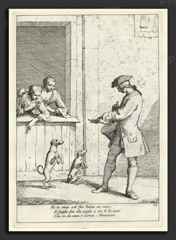 Gaetano Zompini (Italian, 1700 - 1778), Marcer (Draper), published 1753, engraving and etching on laid paper