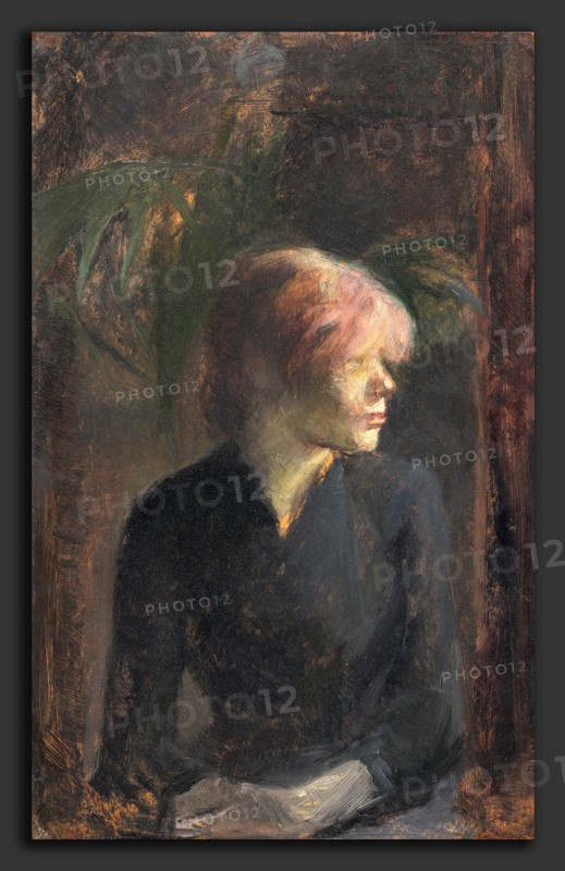Henri de Toulouse-Lautrec (French, 1864 - 1901), Carmen Gaudin, 1885, oil on wood