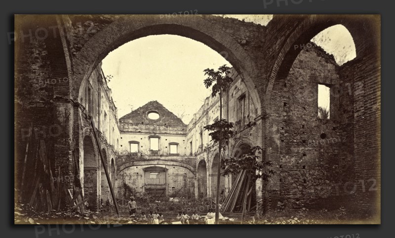 Eadweard Muybridge (American, born England, 1830 - 1904), Ruins of the Church of Santo Domingo-Panama, 1875, albumen print, published 1877