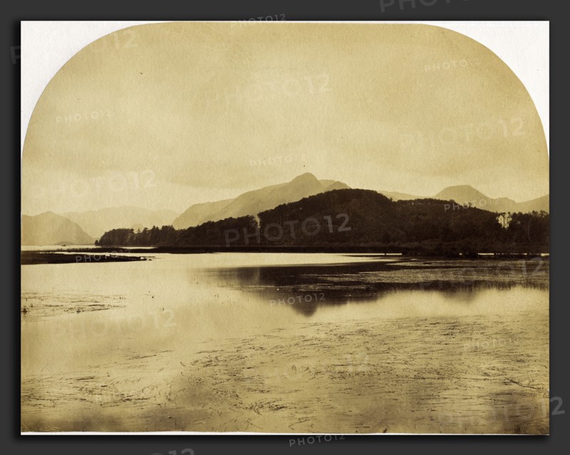 Roger Fenton (British, 1819 - 1869), Derwentwater, c. 1860, albumen print from collodion negative mounted on laid paper