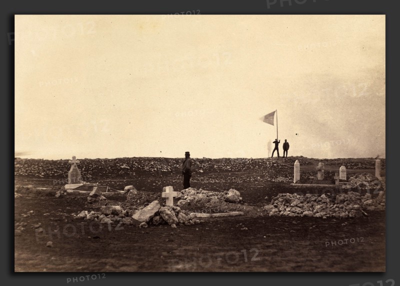 Roger Fenton, Cemetery, Cathcart's Hill, British, 1819 - 1869, 1855, salted paper print from collodion negative, 1856