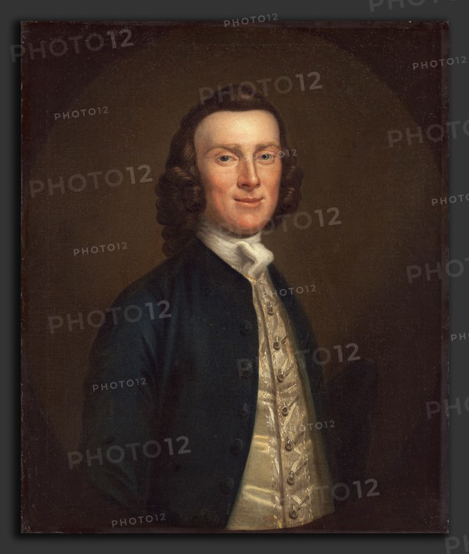 John Wollaston (American, active 1742-1775), John Stevens (?), c. 1749-1752, oil on canvas
