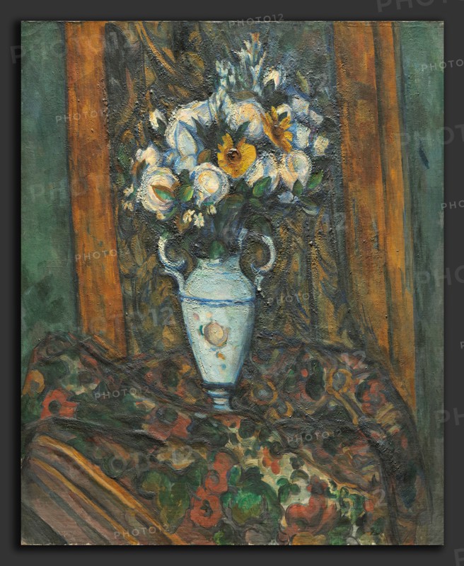 Paul Cézanne, Vase of Flowers, French, 1839 - 1906, 1900-1903, oil on canvas