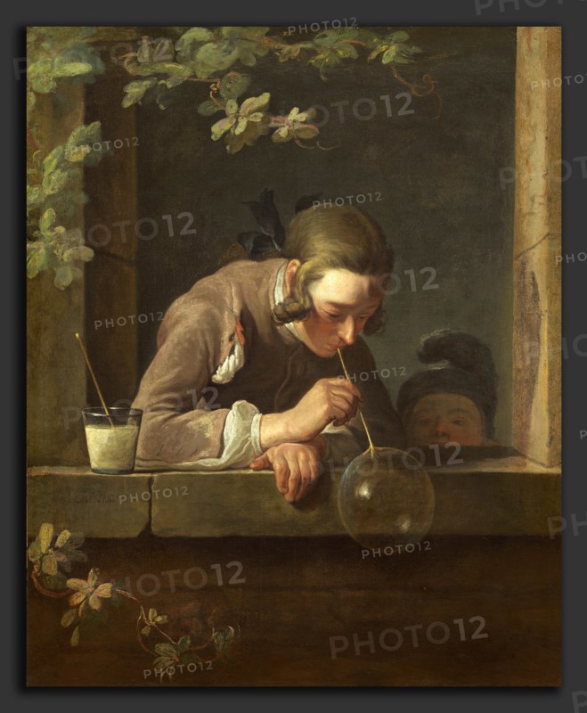 Jean Siméon Chardin (French, 1699 - 1779), Soap Bubbles, probably 1733-1734, oil on canvas