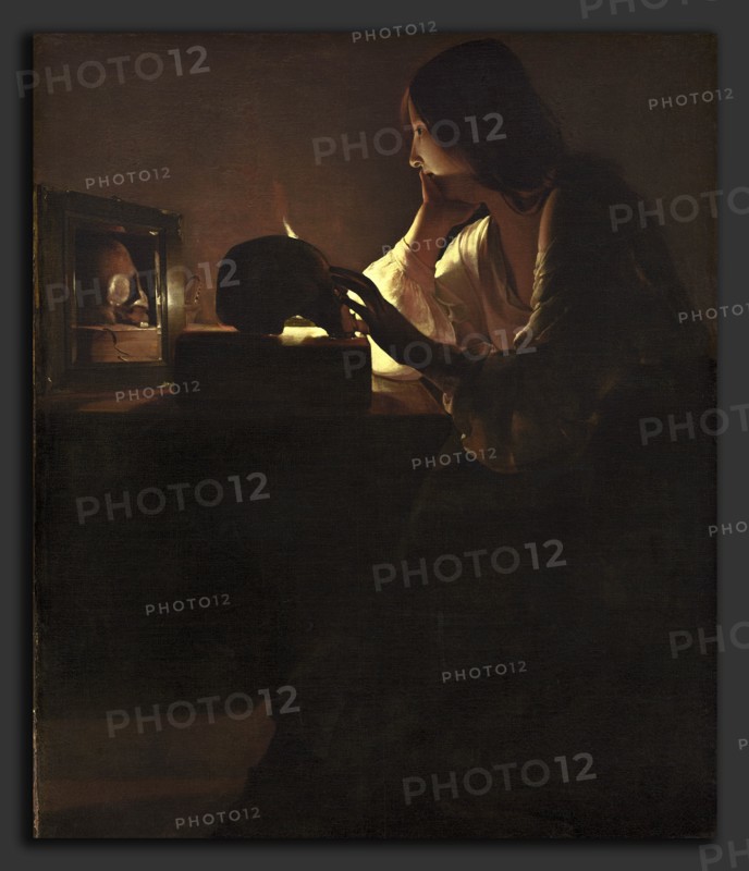 Georges de La Tour (French, 1593 - 1652), The Repentant Magdalen, c. 1635-1640, oil on canvas