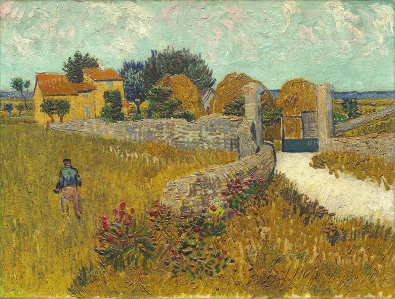 Vincent van Gogh (Dutch, 1853 - 1890), Farmhouse in Provence, 1888, oil on canvas