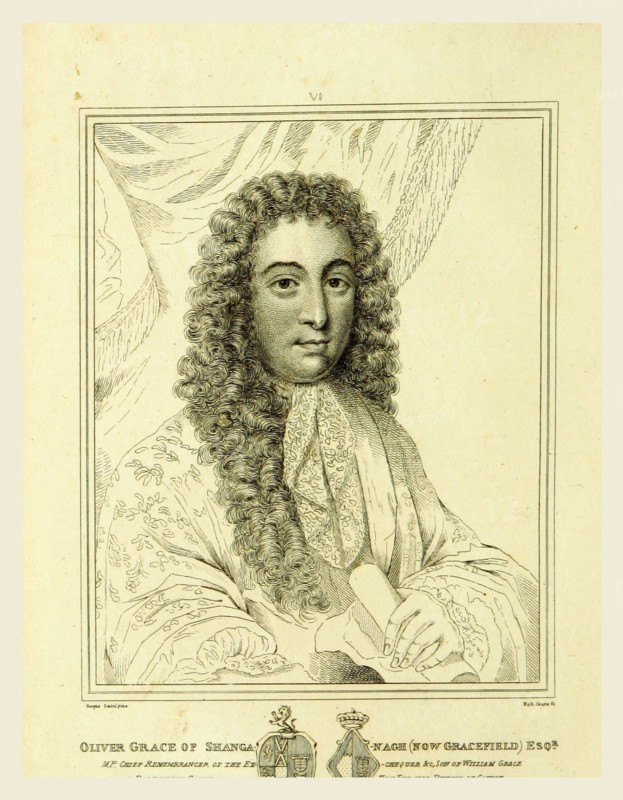 Oliver Grace of Shanganarg, Gracefield, UK, 19th century engraving