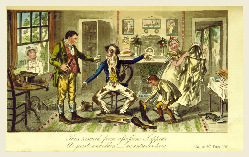 The Commercial Tourist, or, Gentleman Traveller. A satirical poem, 19th century