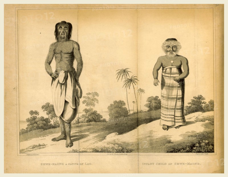 Shwe-Maong a native of Lao, Journal of an Embassy from the Governor General of India to the Court of Ava, 19th century engraving