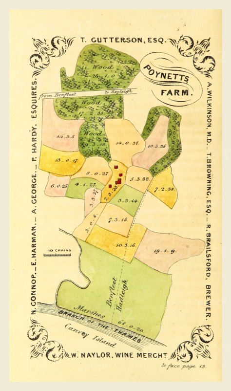 An Account of the several Charities and Estates belonging to the Parish of Enfield, 19th century engraving